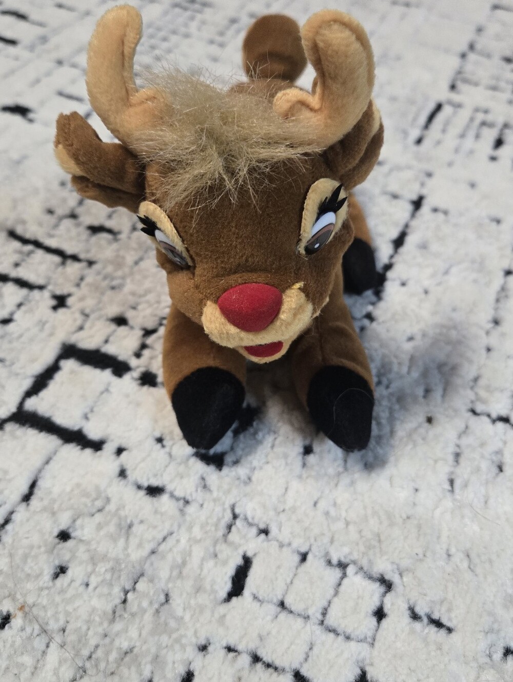VTG 1999 Rudolph the Red Nose Reinder Plush Stuffed Prestige Small